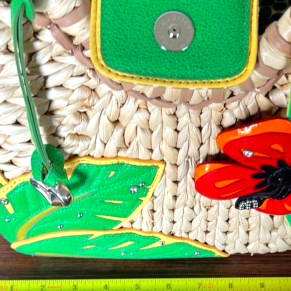 Brighton Summer Straw Handbag Tote NWOT - Picture 13 of 14